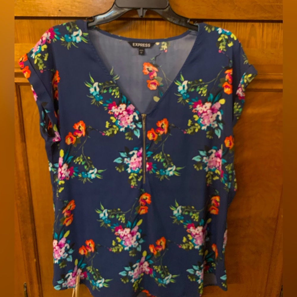 Large Express Floral Blouse